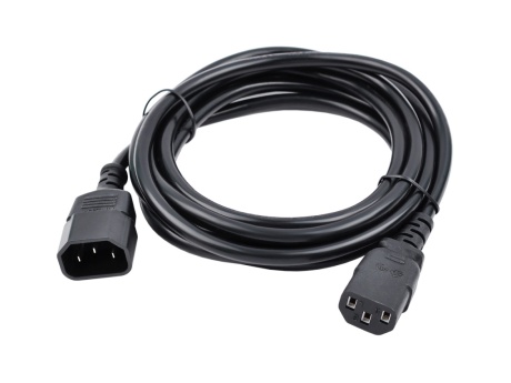 Кабель питания VIXION CAB12 IEC 320 C13 (m) - IEC 320 C14 (f) 3 м (черный)