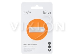 Накопитель USB Flash 16GB 2.0 VIXION Zinc Alloy (серебро)
