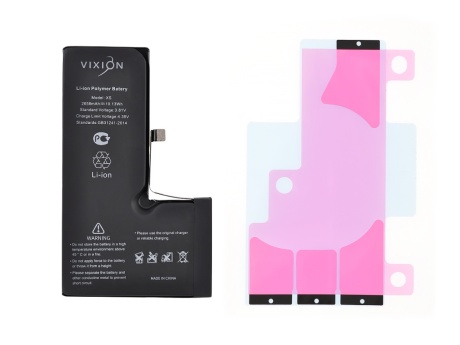 Аккумулятор для iPhone XS (Vixion) (2658 mAh) с монтажным скотчем