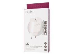 СЗУ VIXION L17 (1-Type-C Power Delivery) 20W (белый)