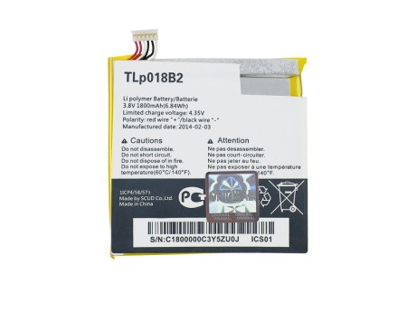 Аккумулятор для Alcatel 6030/6030D IDOL/7025/7025D SNAP (Tlp018B2) (VIXION)