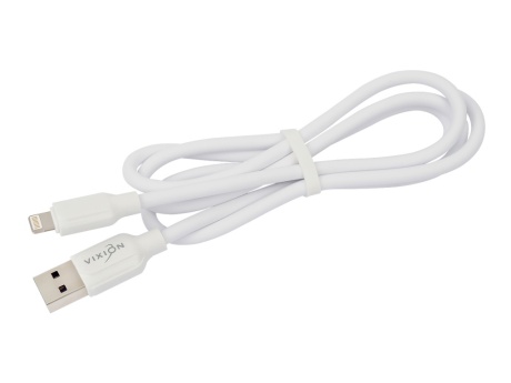 Кабель USB VIXION (K28i) 3,5A для iPhone Lightning 8 pin (1м) (белый)