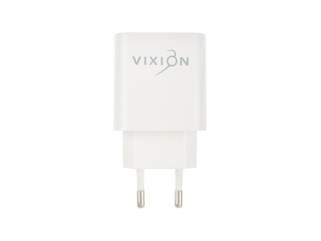 СЗУ VIXION L16 (1-USB 3A/1-Type-C Power Delivery) 20W (белый)