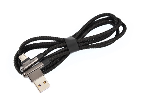 Кабель USB VIXION (K14m) microUSB (1м) (черный/графит)