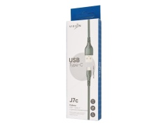 Кабель USB VIXION (J7c) Type-C (1м) (черный)
