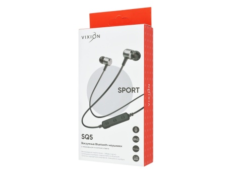 Bluetooth гарнитура спортивная VIXION SQ5 (черный)