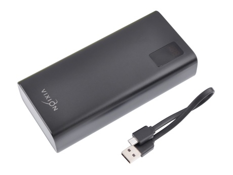 Портативное зарядное устройство (Power Bank) VIXION DP-32 30000mAh QC 3.0 + PD (черный)