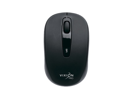 Мышь беспроводная с бесшумным нажатием VIXION PRO VM-21 (черный)