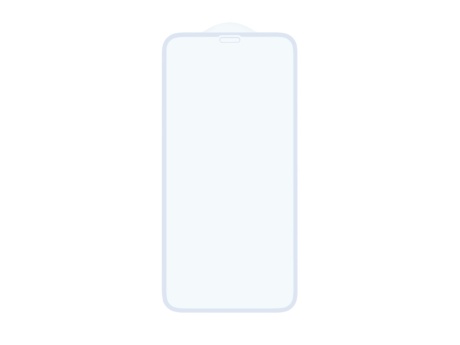 Защитное стекло 6D для iPhone XR/11 (белый) (VIXION)