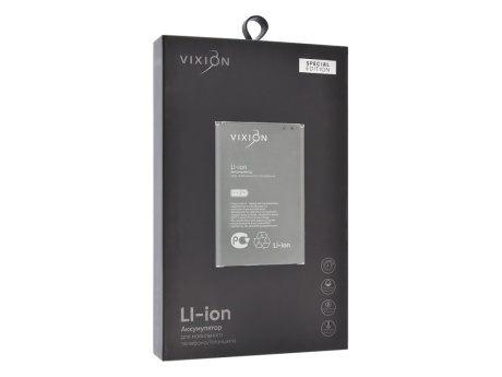 Аккумулятор для iPhone 12 mini (Vixion) усиленная (2410 mAh) с монтажным скотчем