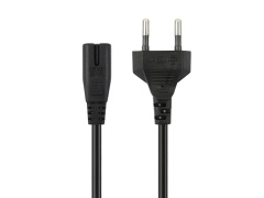 Кабель сетевой VIXION CAB58 EURO pin (m) - 2 pim (m) (1,5м) (черный)