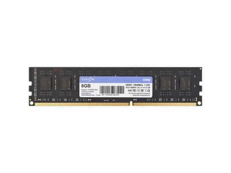 Оперативная память Vixion 8 ГБ (DIMM, DDR3, 1600 МГц, 11-11-11-28, 1,35V)