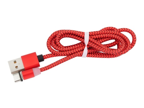 Кабель USB VIXION (K10) Lightning/micro/type-c (1м) магнитный (красный)