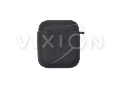 Чехол силиконовый для AirPods (черный) (VIXION)