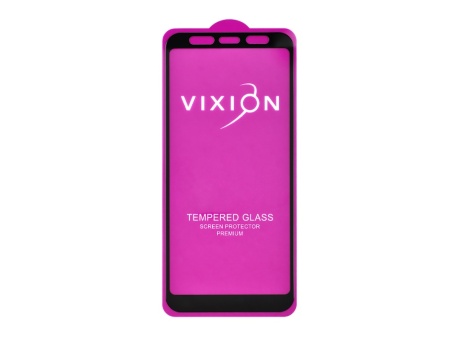 Защитное стекло 6D для Samsung A605F/A750F/A730F/J415F/J610F/J810F (черный) (VIXION) (0)