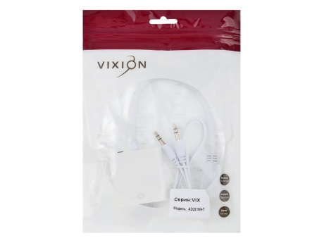 Конвертер VIXION AD28 HDMI (M) - VGA (F) (белый)