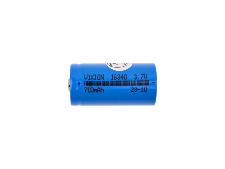 Аккумулятор 16340 3.7V 700 mAh (CR123A) незащищенный (vixion)