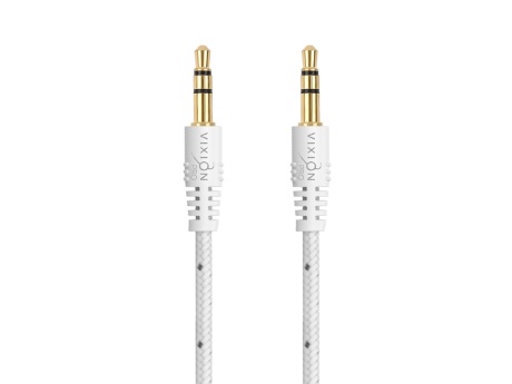 Кабель AUX VIXION PRO (VX-42) 2 x Jack 3,5 (M) (1.5м) (белый)