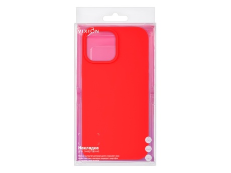 Накладка Vixion для iPhone 13 Pro Max (красный)