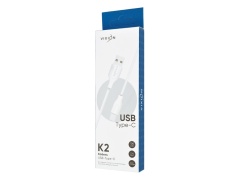 Кабель USB VIXION (K2c) Type-C (1м) (белый)