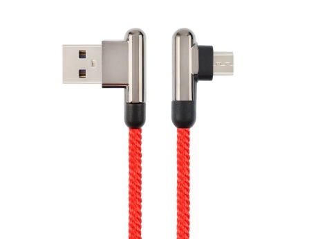 Кабель USB VIXION (K14m) microUSB (1м) (красный/графит)