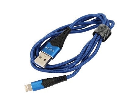 Кабель USB VIXION (K26i) для iPhone Lightning 8 pin (1м) (синий)