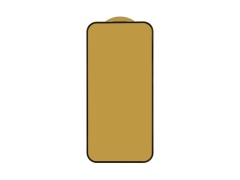 Защитное стекло 6D для iPhone 15 Pro (черный) (VIXION) тех пак