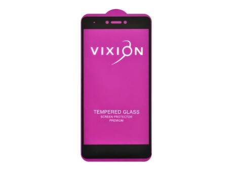 Защитное стекло 6D для Xiaomi Redmi Note 4X (черный) (VIXION)