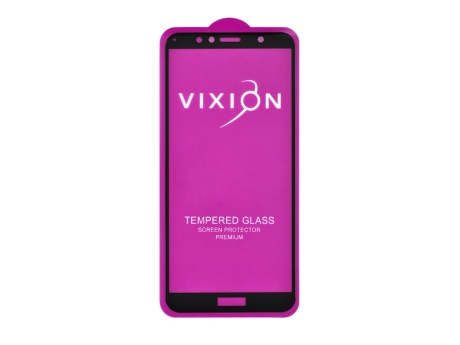 Защитное стекло 6D для Huawei Honor 7A Pro/7C/Y6 (2018)/Y6 Prime (2018) (черный) (VIXION)