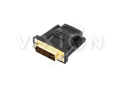 Переходник VIXION AD38 DVI-I (M) - HDMI (F) (черный)