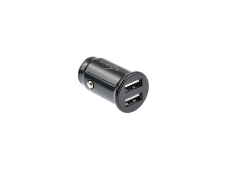 АЗУ VIXION U21c (2-USB/2.4A) + Type-C кабель кабель 1м короткий блок (черный)