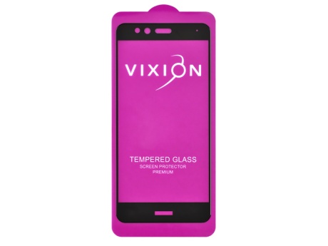 Защитное стекло 6D для Huawei Honor 8 (черный) (VIXION)