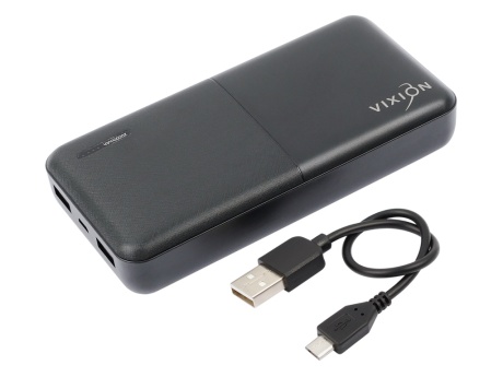 Портативное зарядное устройство (Power Bank) VIXION DP-21 20000mAh (Micro-USB,2-USB) (черный)