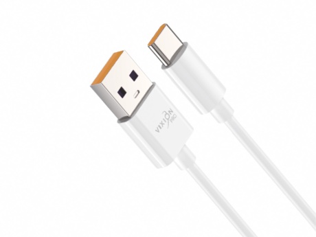 Кабель USB VIXION PRO SE (VX-32c) Power Delivery Type-C 120W (2м) (белый)