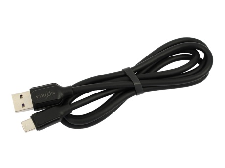 Кабель USB VIXION (K28c) 3,5A Type-C (1м) (черный)