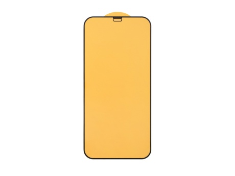 Защитное стекло 6D для iPhone 12 Pro Max (черный) (VIXION) тех пак